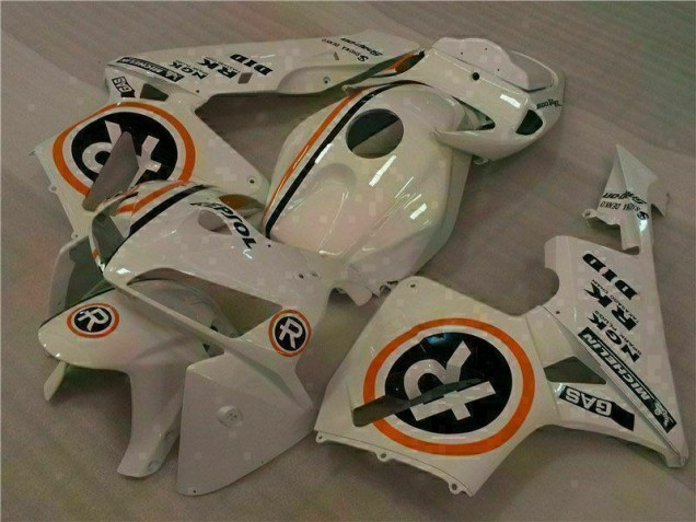 2005-2006 White Repsol Honda CBR600RR Motorcycle Bodywork UK Factory 2005-2006 White Repsol Honda CBR600RR Motorcycle Bodywork UK Factory