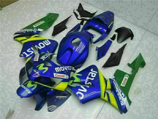2005-2006 Blue Honda CBR600RR Motorbike Fairings UK Factory