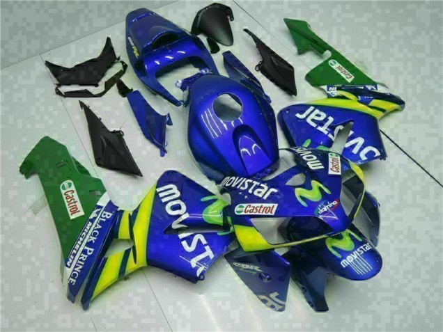 2005-2006 Blue Honda CBR600RR Motorbike Fairings UK Factory