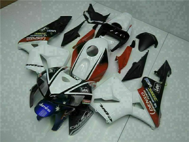 2005-2006 White Red Black Lee Honda CBR600RR Motorbike Fairing UK Factory
