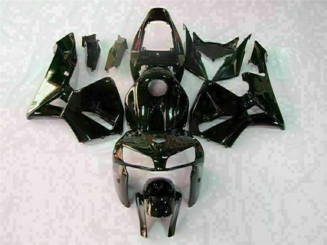 2005-2006 Glossy Black Honda CBR600RR Bike Fairing UK Factory
