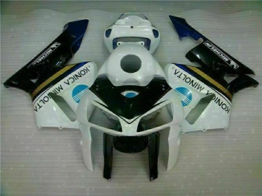 2005-2006 White Black Honda CBR600RR Replacement Motorcycle Fairings UK Factory