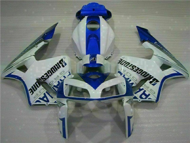 2005-2006 White Blue Honda CBR600RR Motorcycle Fairing Kits UK Factory 2005-2006 White Blue Honda CBR600RR Motorcycle Fairing Kits UK Factory
