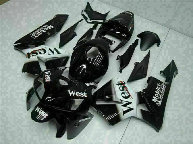 2005-2006 Black West Honda CBR600RR Motorbike Fairing Kits UK Factory