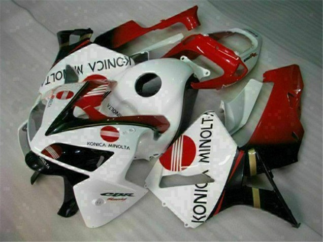 2005-2006 White Honda CBR600RR Motorcycle Fairing Kits UK Factory