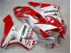 2005-2006 Red White Honda CBR600RR Bike Fairings UK Factory 2005-2006 Red White Honda CBR600RR Bike Fairings UK Factory