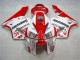 2005-2006 Red White Honda CBR600RR Bike Fairings UK Factory 2005-2006 Red White Honda CBR600RR Bike Fairings UK Factory