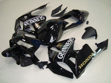 2005-2006 Black Gunness Honda CBR600RR Motorcycle Fairing Kit UK Factory