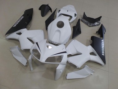 2005-2006 White Black Honda CBR600RR Motorcycle Fairings UK Factory