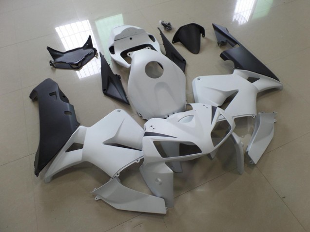 2005-2006 White Black Honda CBR600RR Motorcycle Fairing Kits UK Factory