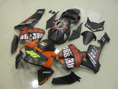 2005-2006 Matte Black Rossi Honda CBR600RR Motorbike Fairing UK Factory