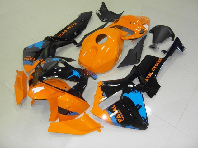2005-2006 Orange Black Honda CBR600RR Motor Bike Fairings UK Factory 2005-2006 Orange Black Honda CBR600RR Motor Bike Fairings UK Factory