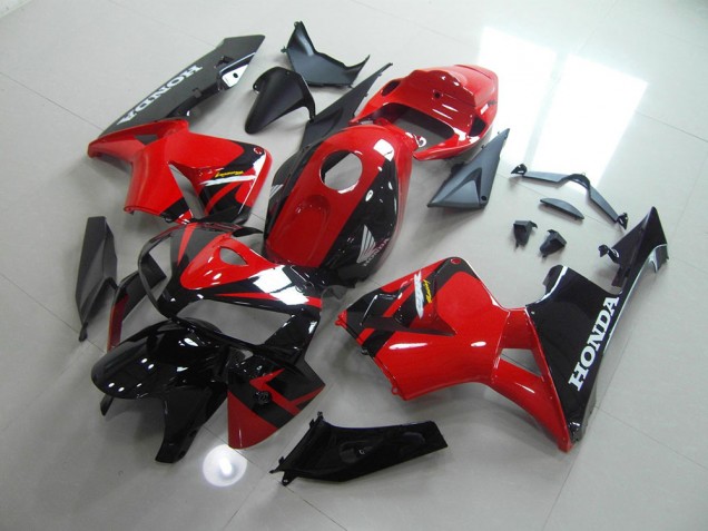 2005-2006 Red Black Honda CBR600RR Motorbike Fairing UK Factory 2005-2006 Red Black Honda CBR600RR Motorbike Fairing UK Factory