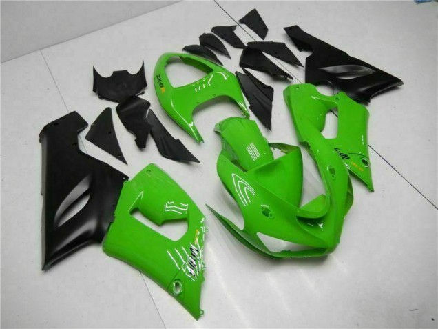 2005-2006 Green Kawasaki ZX6R Motorbike Fairing UK Factory 2005-2006 Green Kawasaki ZX6R Motorbike Fairing UK Factory