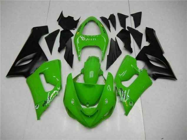 2005-2006 Green Kawasaki ZX6R Motorbike Fairing UK Factory 2005-2006 Green Kawasaki ZX6R Motorbike Fairing UK Factory