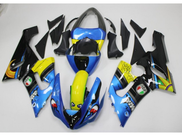 2005-2006 Shark Kawasaki ZX6R Motorbike Fairings UK Factory 2005-2006 Shark Kawasaki ZX6R Motorbike Fairings UK Factory