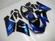 2005-2006 Blue Black Kawasaki ZX6R Motorcycle Fairing Kits UK Factory 2005-2006 Blue Black Kawasaki ZX6R Motorcycle Fairing Kits UK Factory