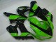 2005-2006 Green Black Kawasaki ZX6R Motorbike Fairing UK Factory 2005-2006 Green Black Kawasaki ZX6R Motorbike Fairing UK Factory