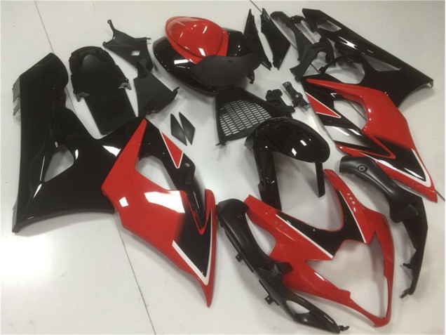2005-2006 Red Black Suzuki GSXR 1000 Motorbike Fairing UK Factory 2005-2006 Red Black Suzuki GSXR 1000 Motorbike Fairing UK Factory