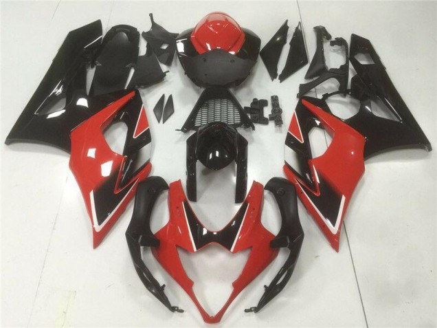 2005-2006 Red Black Suzuki GSXR 1000 Motorbike Fairing UK Factory 2005-2006 Red Black Suzuki GSXR 1000 Motorbike Fairing UK Factory