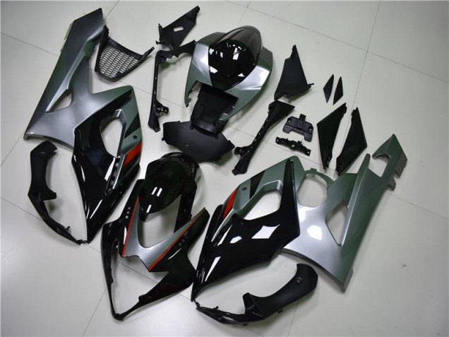 2005-2006 Black Silver Suzuki GSXR 1000 Motorcycle Fairing Kit UK Factory 2005-2006 Black Silver Suzuki GSXR 1000 Motorcycle Fairing Kit UK Factory