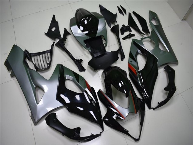 2005-2006 Black Silver Suzuki GSXR 1000 Motorcycle Fairing Kit UK Factory 2005-2006 Black Silver Suzuki GSXR 1000 Motorcycle Fairing Kit UK Factory