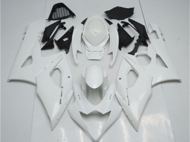 2005-2006 White Suzuki GSXR 1000 Bike Fairings UK Factory