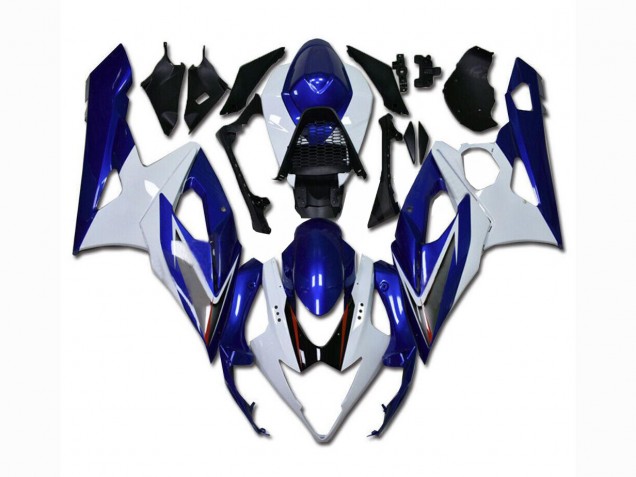2005-2006 White Blue Suzuki GSXR 1000 Motorcycle Bodywork UK Factory 2005-2006 White Blue Suzuki GSXR 1000 Motorcycle Bodywork UK Factory
