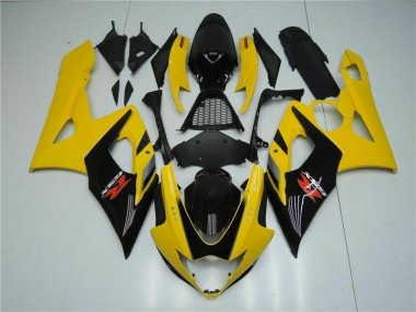 2005-2006 Yellow Suzuki GSXR 1000 Replacement Fairings UK Factory