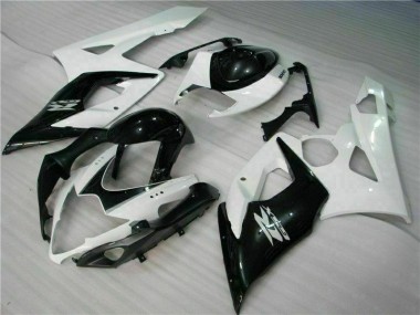 2005-2006 White Black Suzuki GSXR 1000 Motor Fairings UK Factory