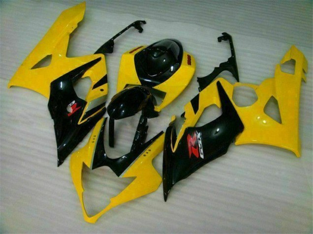 2005-2006 Yellow Black Suzuki GSXR 1000 Motor Bike Fairings UK Factory 2005-2006 Yellow Black Suzuki GSXR 1000 Motor Bike Fairings UK Factory
