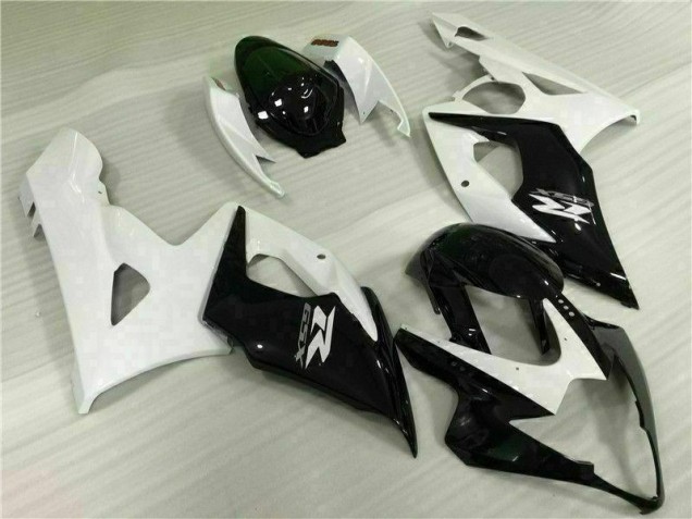 2005-2006 White Black Suzuki GSXR 1000 Moto Fairings UK Factory