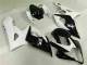 2005-2006 White Black Suzuki GSXR 1000 Moto Fairings UK Factory