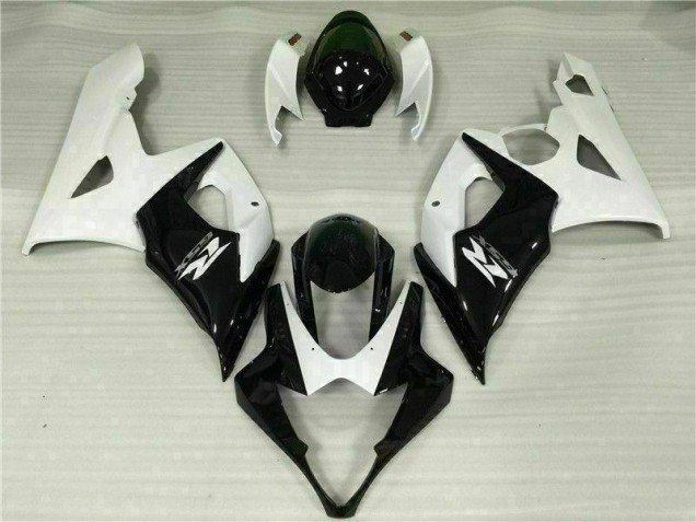 2005-2006 White Black Suzuki GSXR 1000 Moto Fairings UK Factory