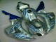 2006-2007 Blue Flame Silver Honda CBR1000RR Motorcycle Fairing Kits UK Factory 2006-2007 Blue Flame Silver Honda CBR1000RR Motorcycle Fairing Kits UK Factory