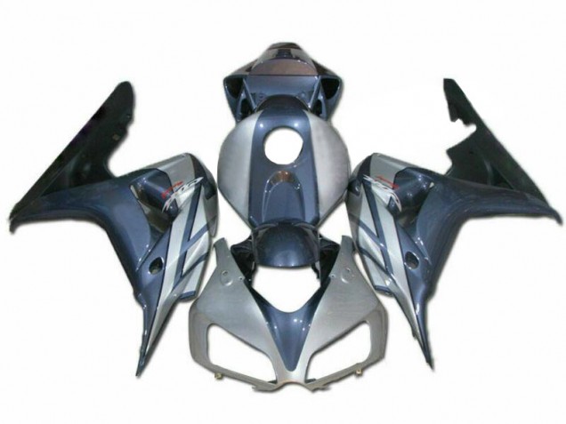 2006-2007 Silver Honda CBR1000RR Motorcycle Fairing Kit UK Factory