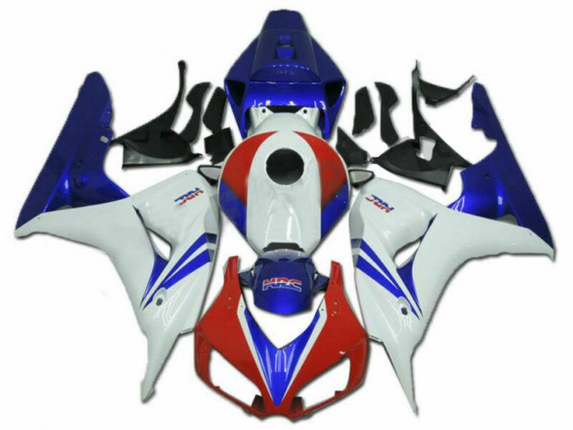 2006-2007 Blue White Honda CBR1000RR Motorbike Fairing Kits UK Factory
