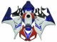 2006-2007 Blue White Honda CBR1000RR Motorbike Fairing Kits UK Factory