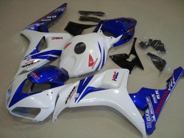 2006-2007 White and Blue Honda CBR1000RR Replacement Fairings UK Factory