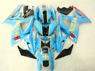 2006-2007 Blue Black Suzuki GSXR 600/750 Replacement Fairings UK Factory