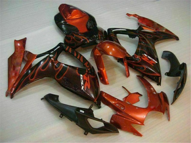 2006-2007 Red Suzuki GSXR 600/750 Motorbike Fairings UK Factory 2006-2007 Red Suzuki GSXR 600/750 Motorbike Fairings UK Factory