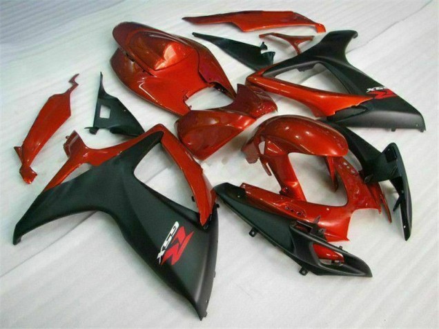 2006-2007 Red Black Suzuki GSXR 600/750 Motorcycle Bodywork UK Factory 2006-2007 Red Black Suzuki GSXR 600/750 Motorcycle Bodywork UK Factory