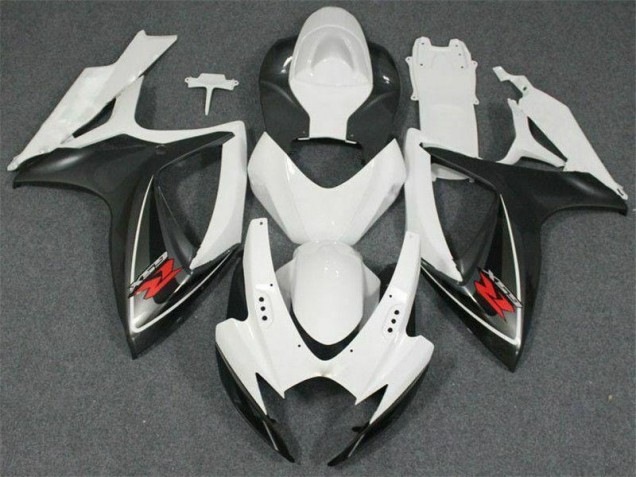 2006-2007 White Suzuki GSXR 600/750 Motorcycle Fairing Kits UK Factory 2006-2007 White Suzuki GSXR 600/750 Motorcycle Fairing Kits UK Factory