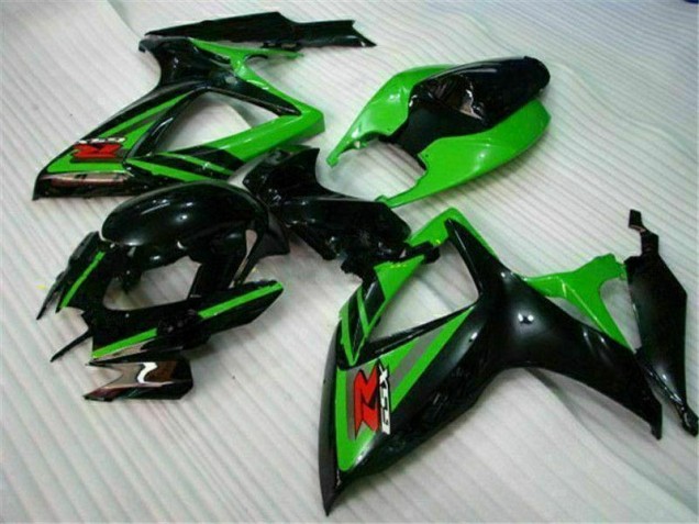 2006-2007 Black Green Suzuki GSXR 600/750 Replacement Motorcycle Fairings UK Factory 2006-2007 Black Green Suzuki GSXR 600/750 Replacement Motorcycle Fairings UK Factory