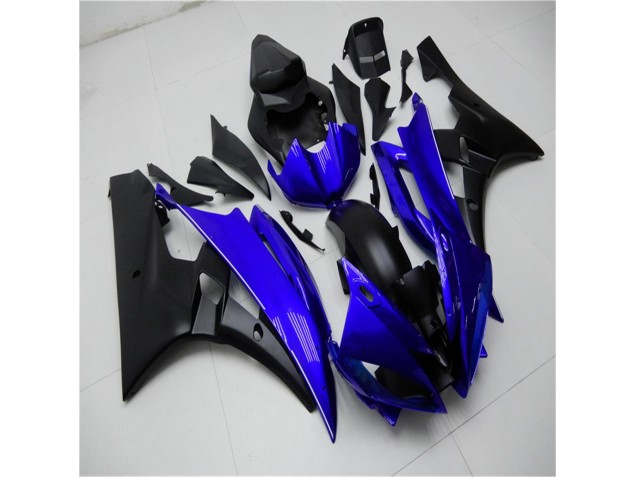 2006-2007 Blue Black Yamaha YZF R6 Motorcycle Replacement Fairings & Bodywork UK Factory