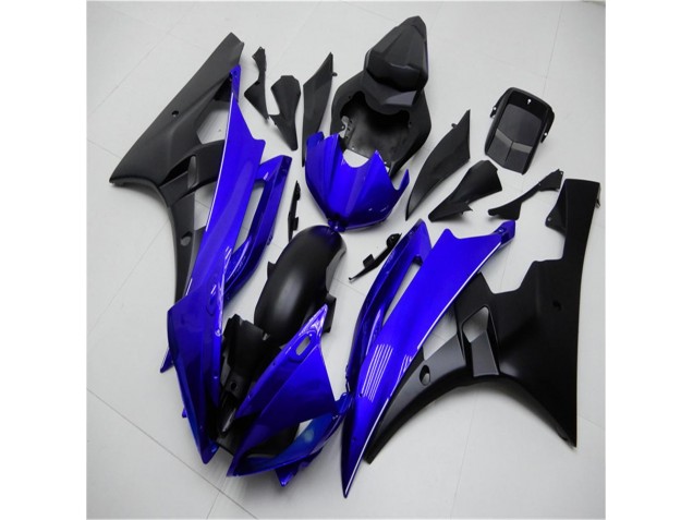 2006-2007 Blue Black Yamaha YZF R6 Motorcycle Replacement Fairings & Bodywork UK Factory