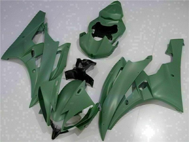2006-2007 Green Yamaha YZF R6 Motorcycle Fairings Kit UK Factory 2006-2007 Green Yamaha YZF R6 Motorcycle Fairings Kit UK Factory