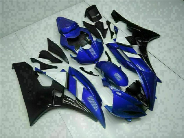 2006-2007 Blue Black Yamaha YZF R6 Motorcycle Fairing Kit UK Factory 2006-2007 Blue Black Yamaha YZF R6 Motorcycle Fairing Kit UK Factory