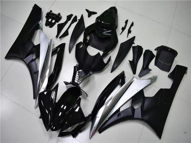 2006-2007 Silver Black Yamaha YZF R6 Bike Fairing UK Factory 2006-2007 Silver Black Yamaha YZF R6 Bike Fairing UK Factory