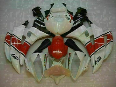 2006-2007 Red White Yamaha YZF R6 Replacement Fairings UK Factory